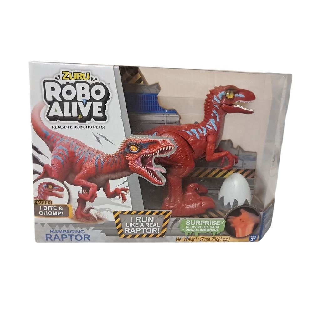 Robo Alive Rampaging Raptor  Dinosaur Robotic Toy by Zuru-‎ New & Sealed